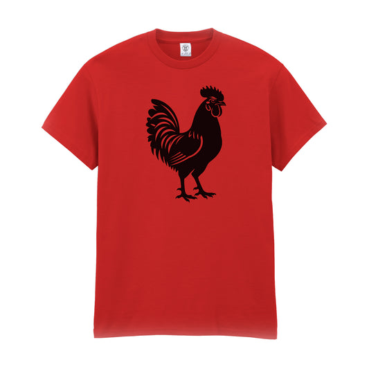 big_rooster-tee-red-black