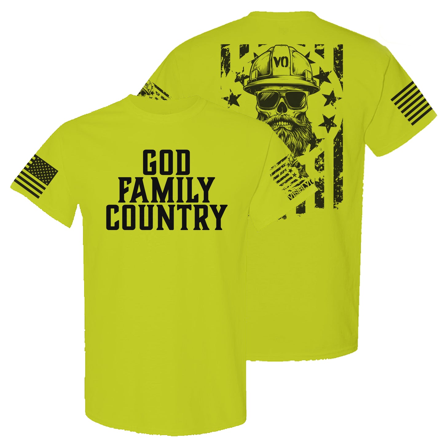 God Family Country | High-Vis T-Shirt