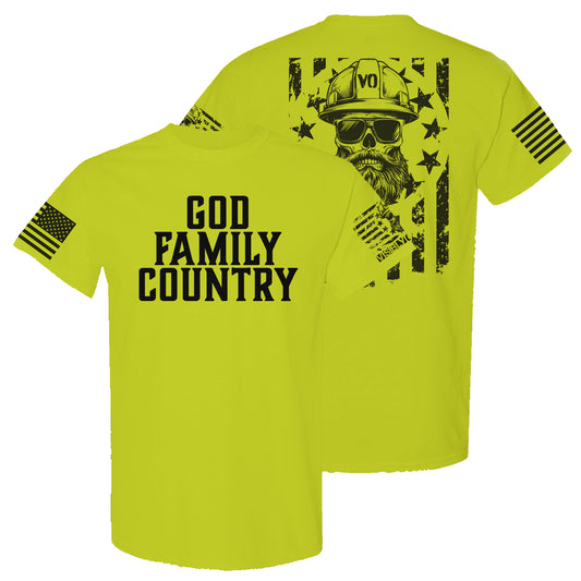 God Family Country | High-Vis T-Shirt