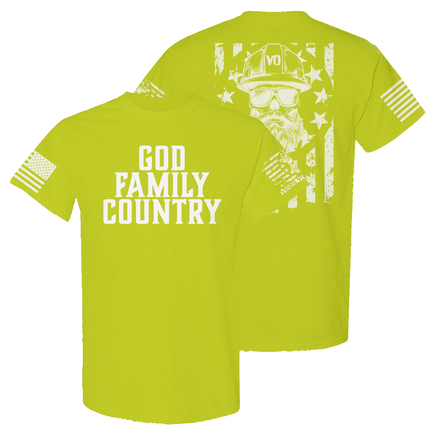 God Family Country | High-Vis T-Shirt