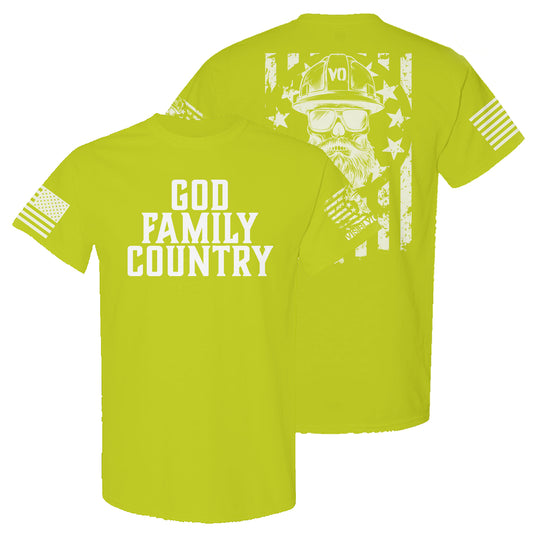 God Family Country | High-Vis T-Shirt